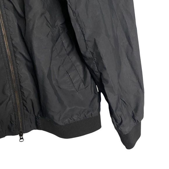 Frank And Oak Men's Black Lightweight Classic Bomber Jacket - Picture 4 of 11